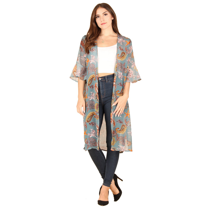 Tie Front Kimono