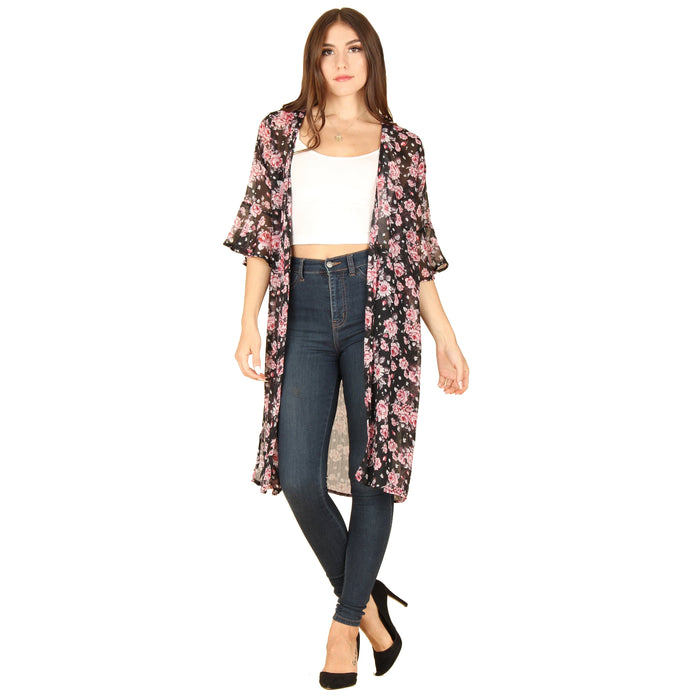 Tie Front Kimono