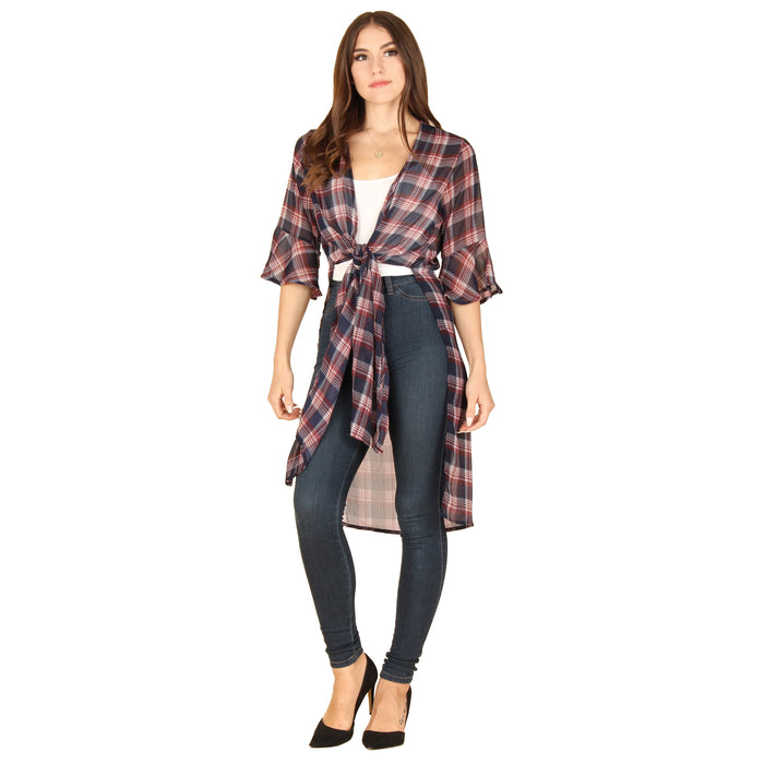 Tie Front Kimono