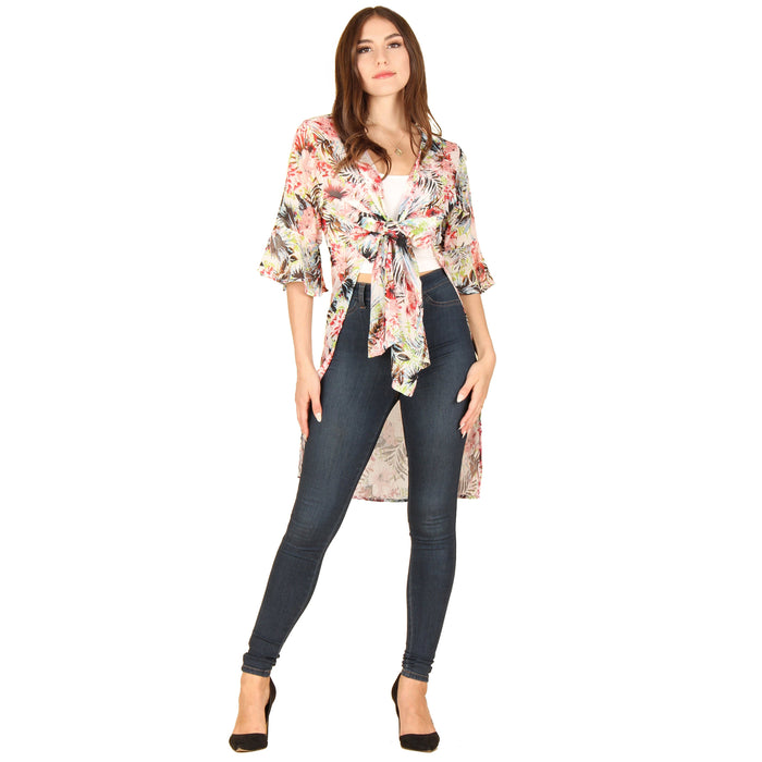Tie Front Kimono