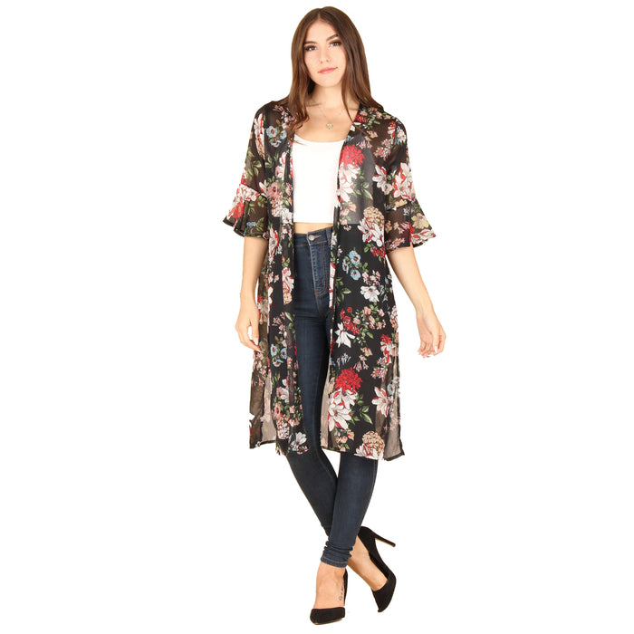 Tie Front Kimono