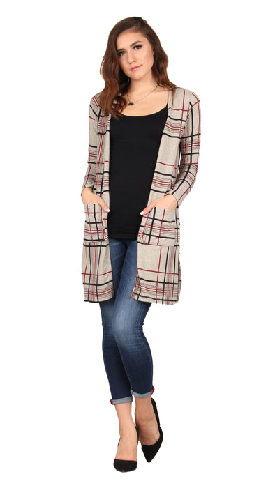 Open Front Cardigan