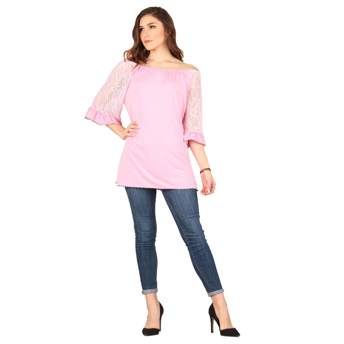 Solid Lace Tunic