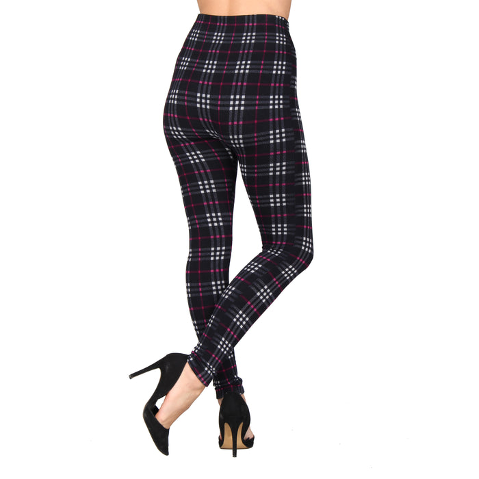 Seamless Printed Fleece Leggings