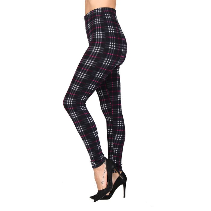 Seamless Printed Fleece Leggings