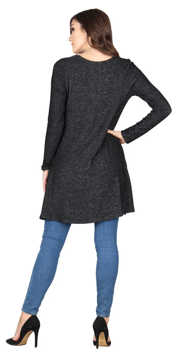 Plus Size Plush Knit Tunic