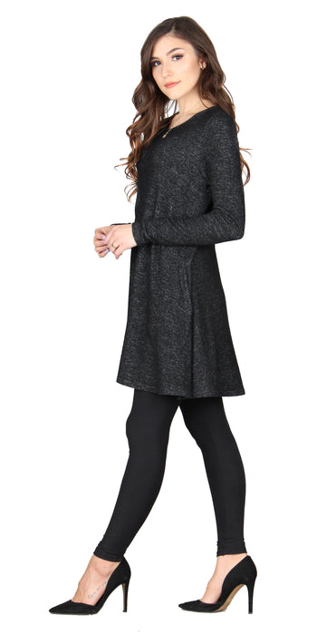 Plus Size Plush Knit Tunic