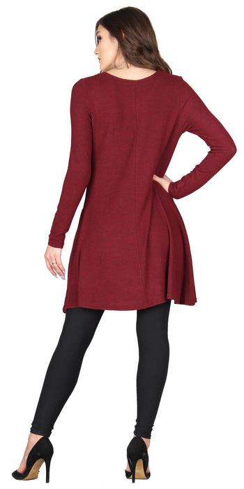 Plus Size Plush Knit Tunic