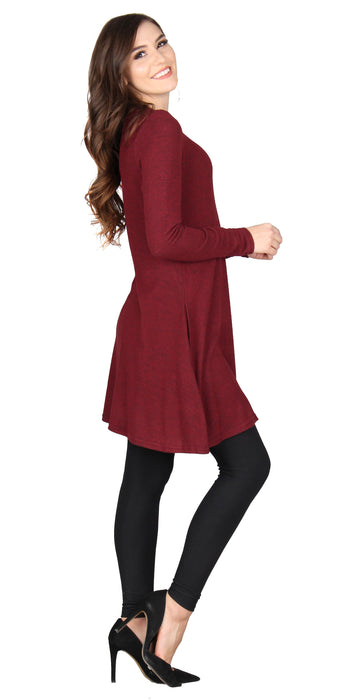 Plus Size Plush Knit Tunic