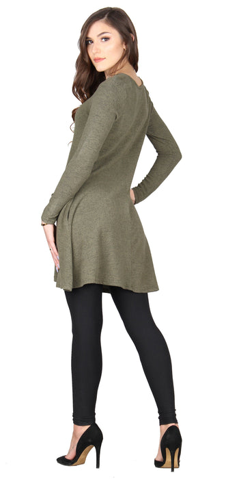 Plus Size Plush Knit Tunic