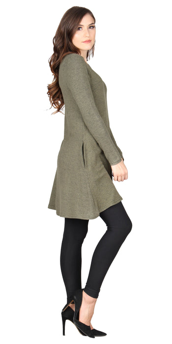 Plus Size Plush Knit Tunic