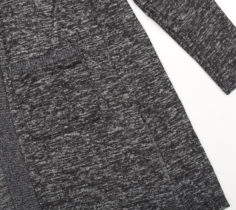 Solid Hooded Cardigan