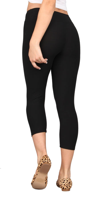 Solid Capri Super Soft Leggings