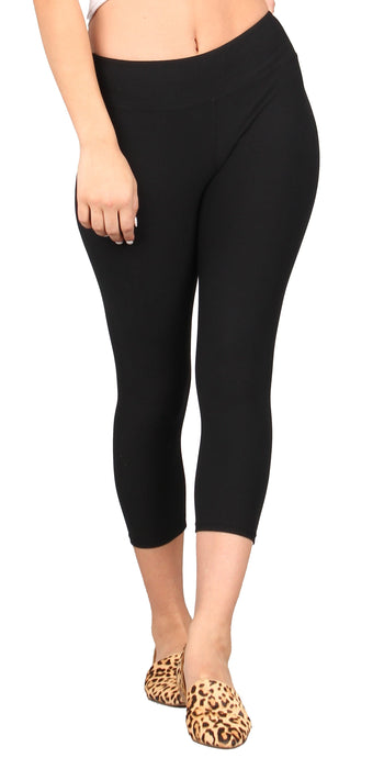 Solid Capri Super Soft Leggings