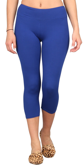 Solid Capri Super Soft Leggings