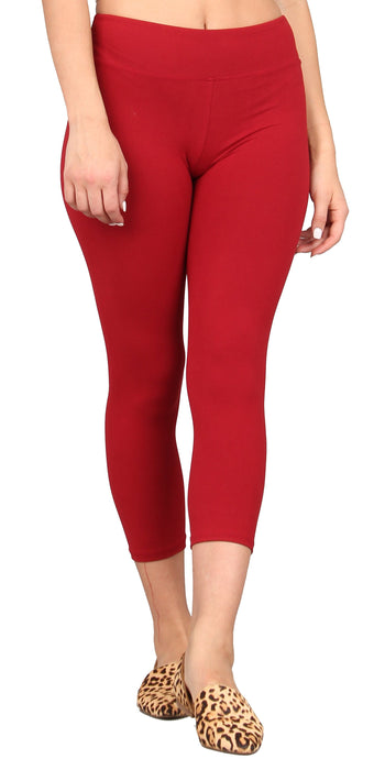 Solid Capri Super Soft Leggings