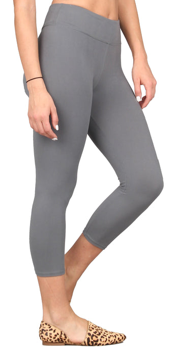 Solid Capri Super Soft Leggings