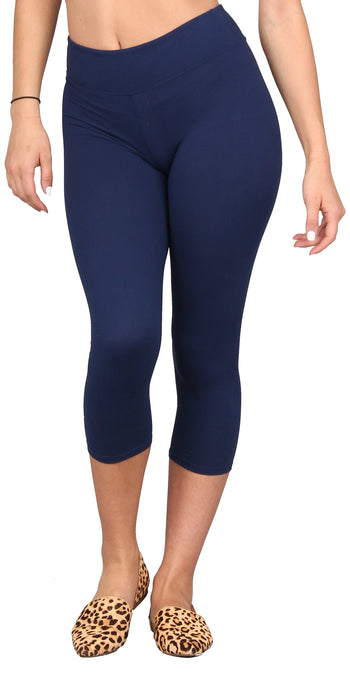 Solid Capri Super Soft Leggings