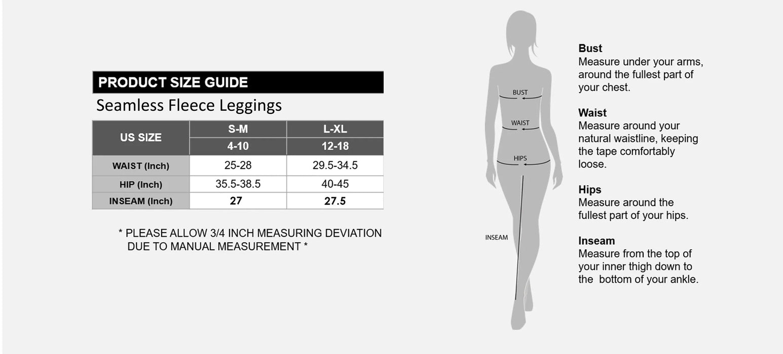 Seamless Printed Fleece Leggings