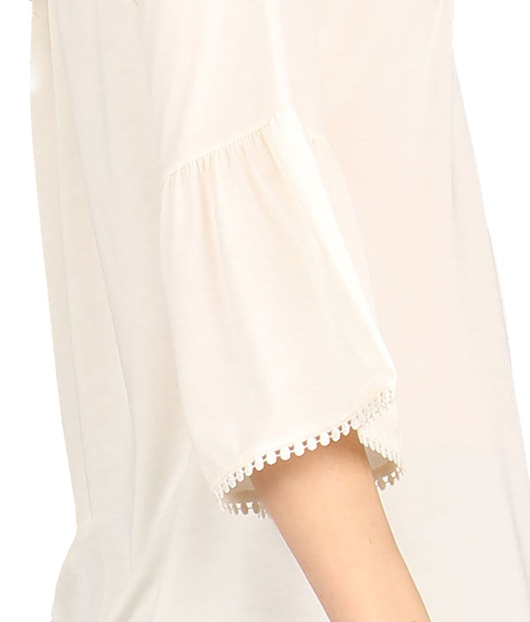 Crochet Neckline Tunic