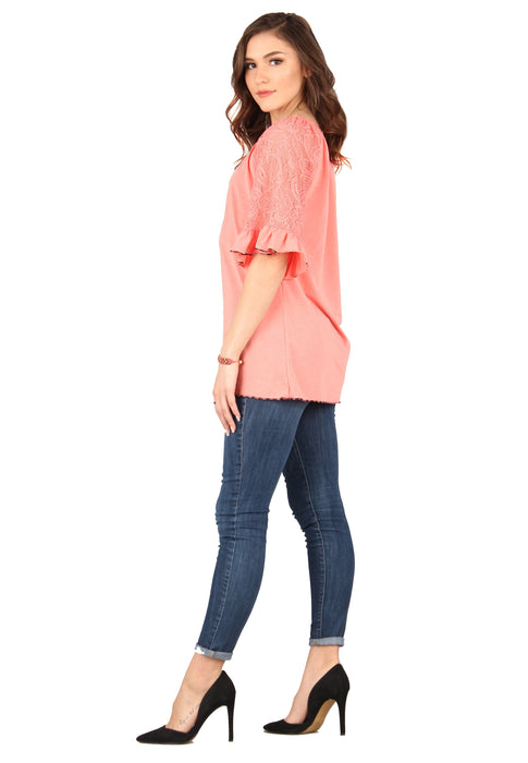 Solid Lace Tunic