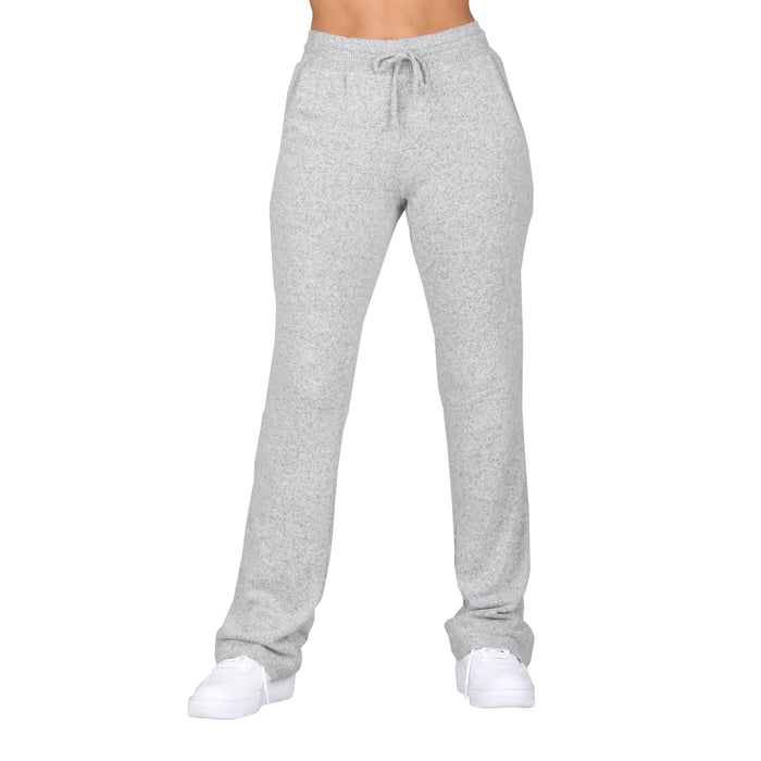 Plus Size Solid Knitted Pants