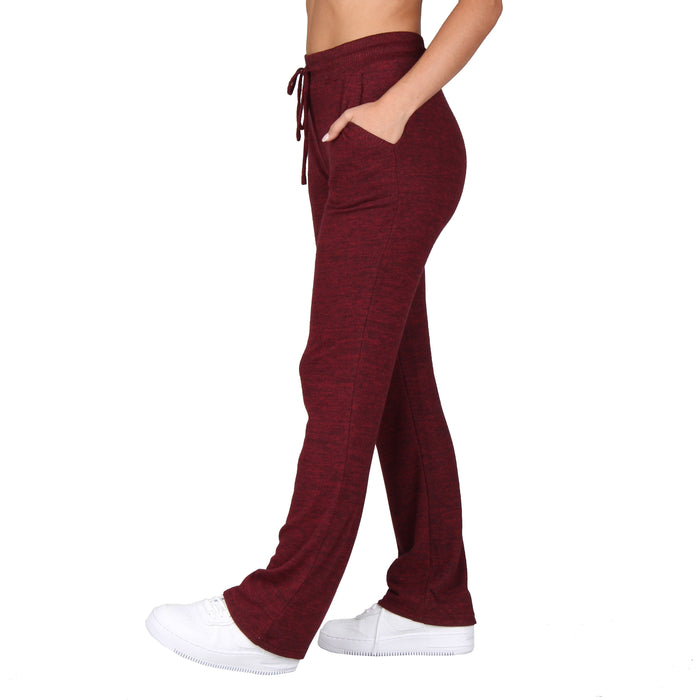Plus Size Solid Knitted Pants