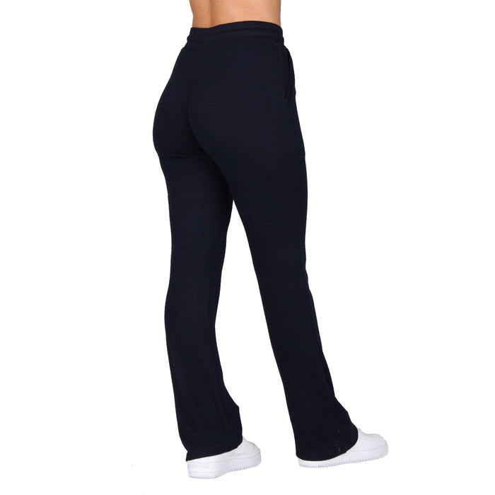 Plus Size Solid Knitted Pants