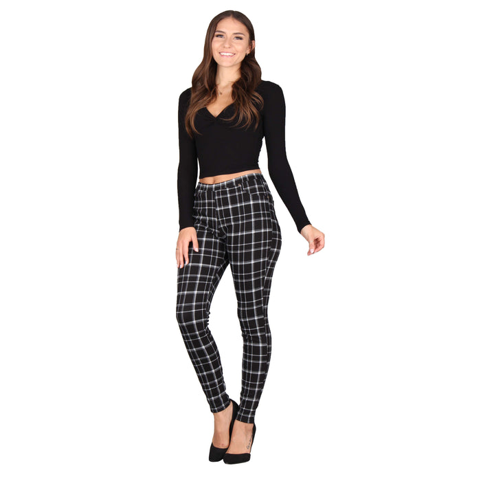 Printed Denim Jeggings