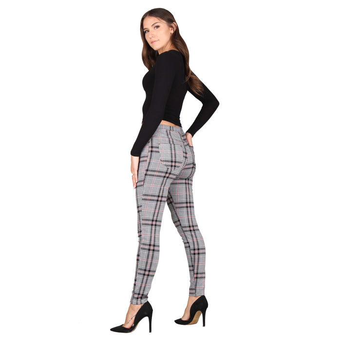 Printed Denim Jeggings