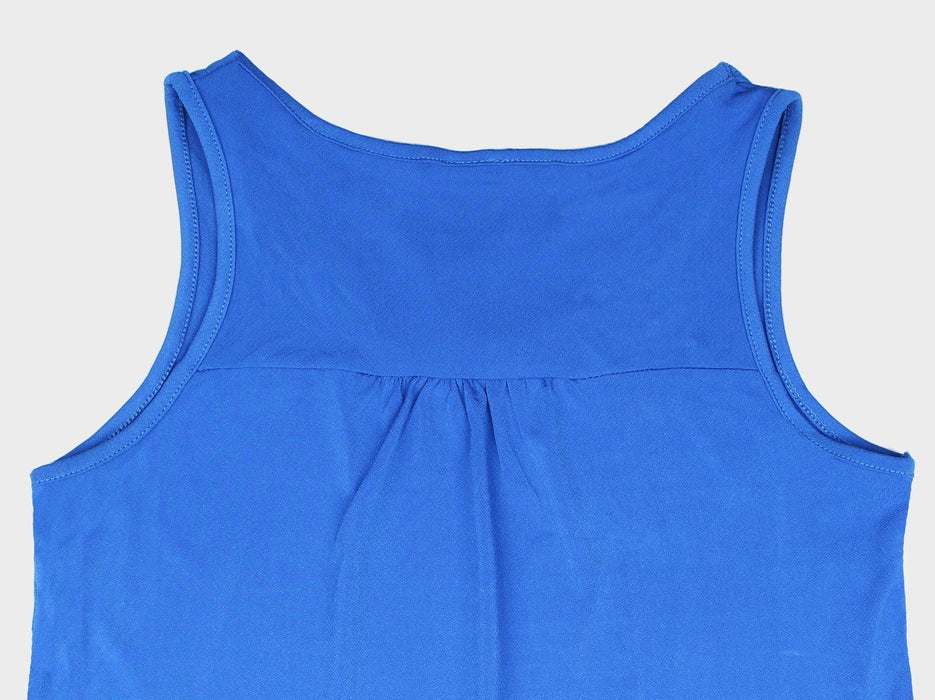 Plus Size Solid Sleeveless Pocket Tunic