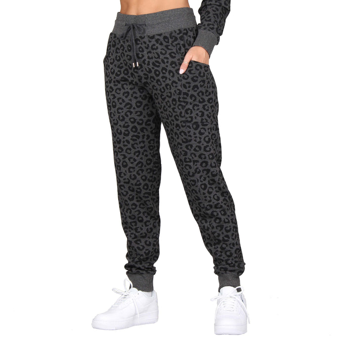 Printed Fleece Jogger Pants