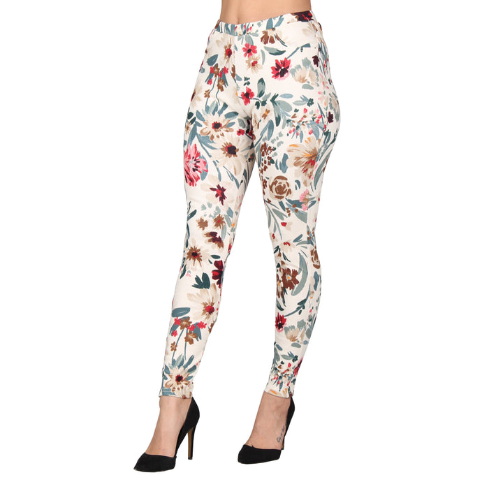 Printed Denim Jeggings