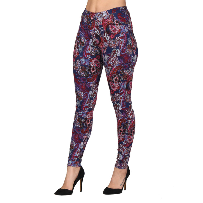 Printed Denim Jeggings