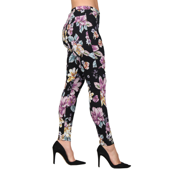 Printed Denim Jeggings