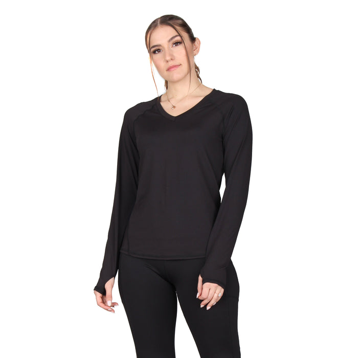 Plus Size Long Sleeve Active Top