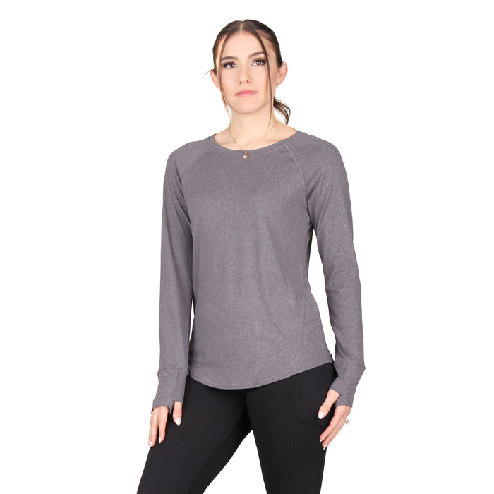 Plus Size Long Sleeve Active Top