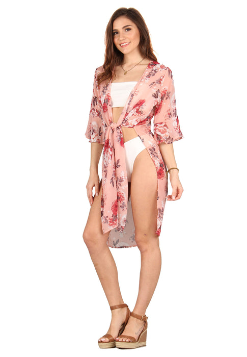 Tie Front Kimono