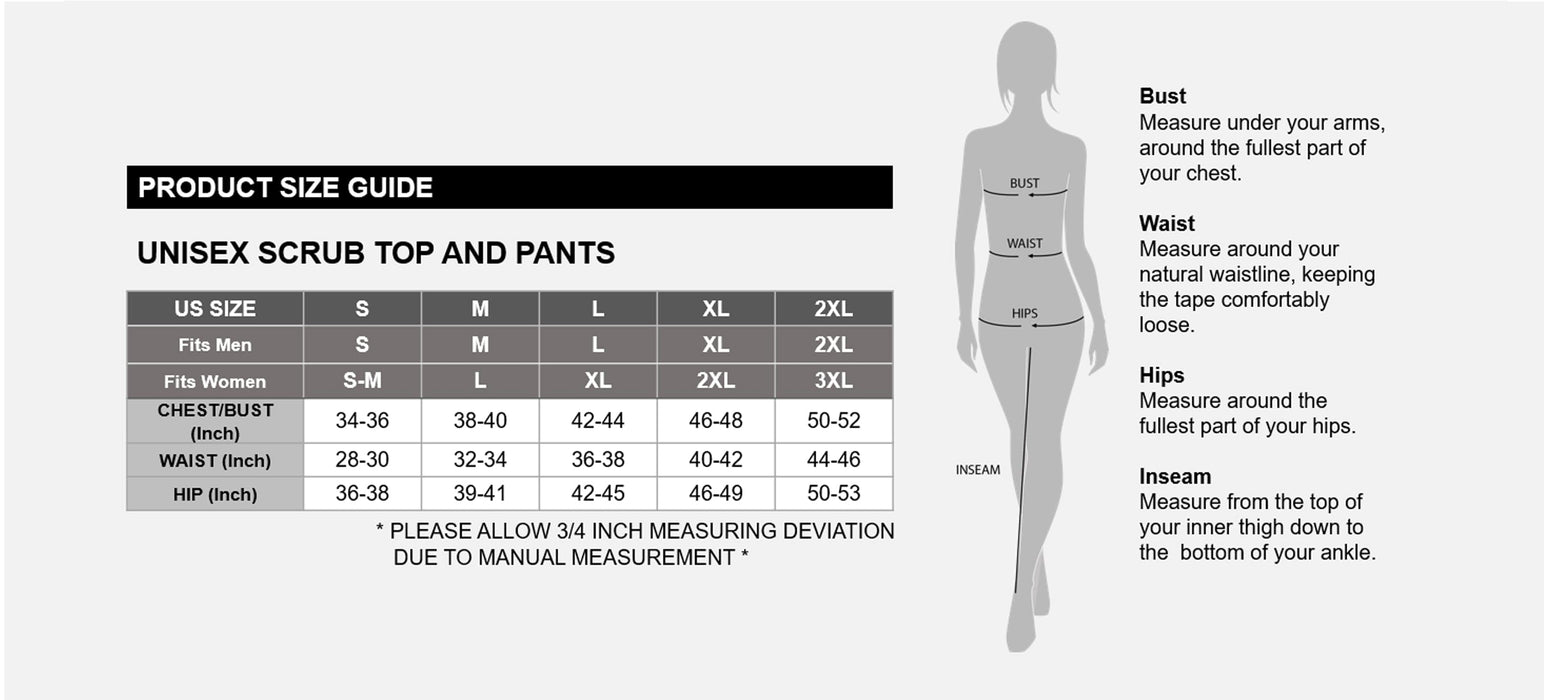 Unisex Scrub Bottoms