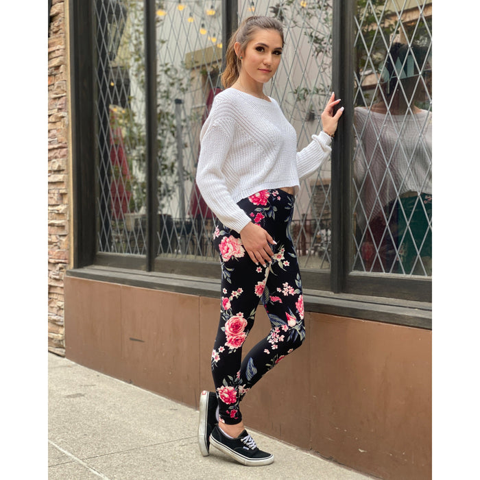 Printed Fleece Leggings