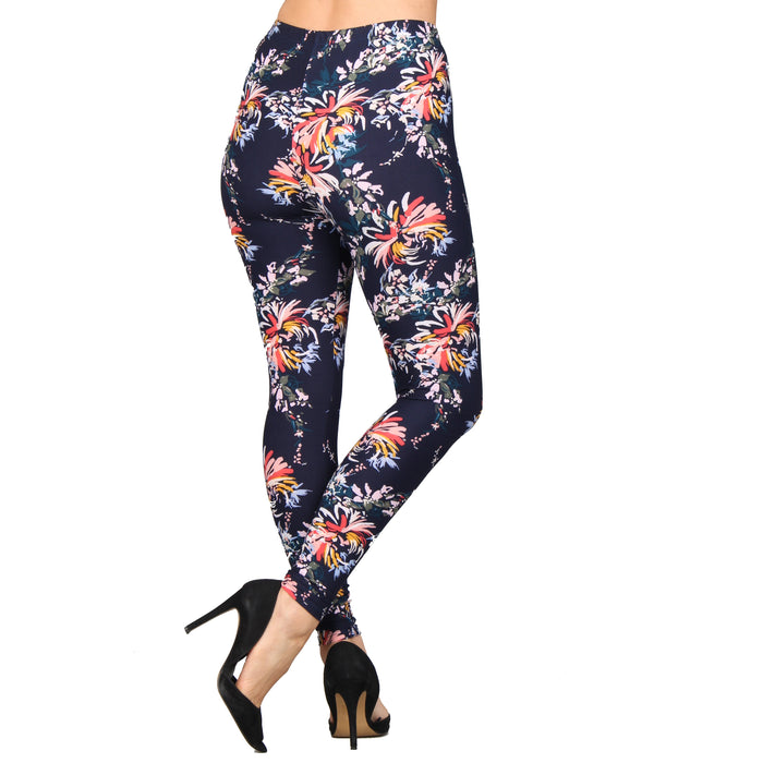 Plus Size Printed Super Soft Leggings