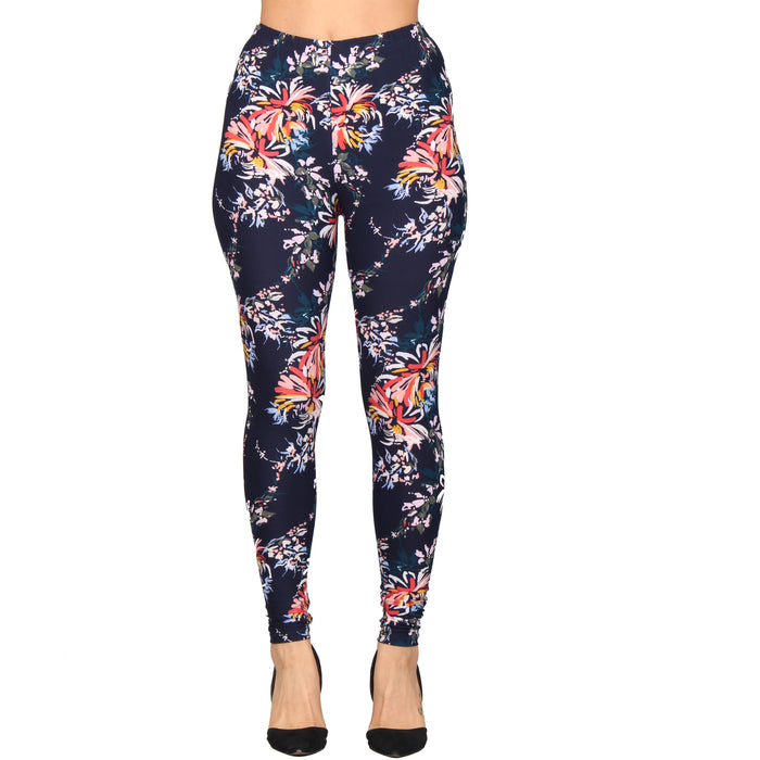 Plus Size Printed Super Soft Leggings