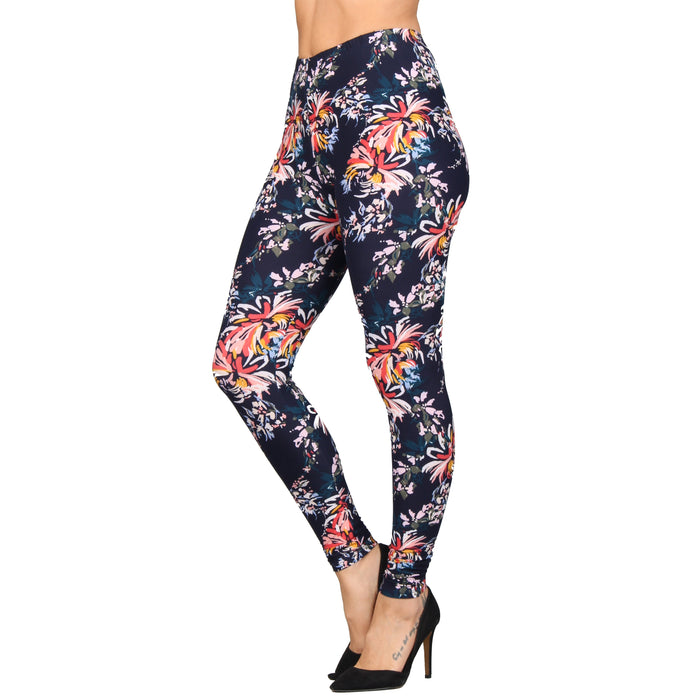 Plus Size Printed Super Soft Leggings