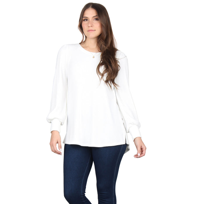 Plus Size Button Trim Tunic