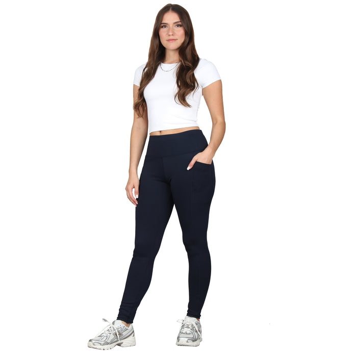 High-Rise Back Pocket Active Leggings