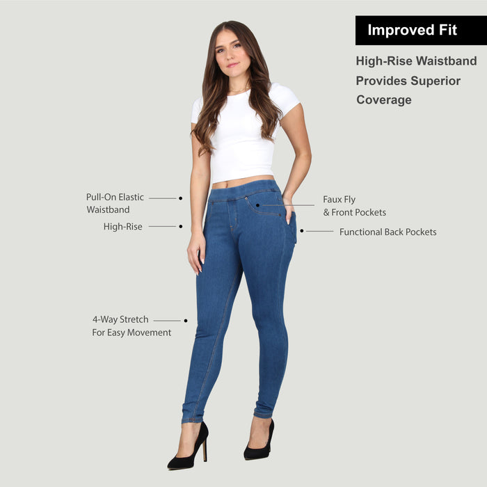 High Rise Jean Jeggings - Improved Fit