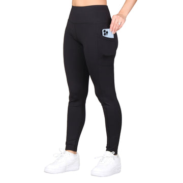 Plus Size High-Rise Back Pocket Active Leggings —