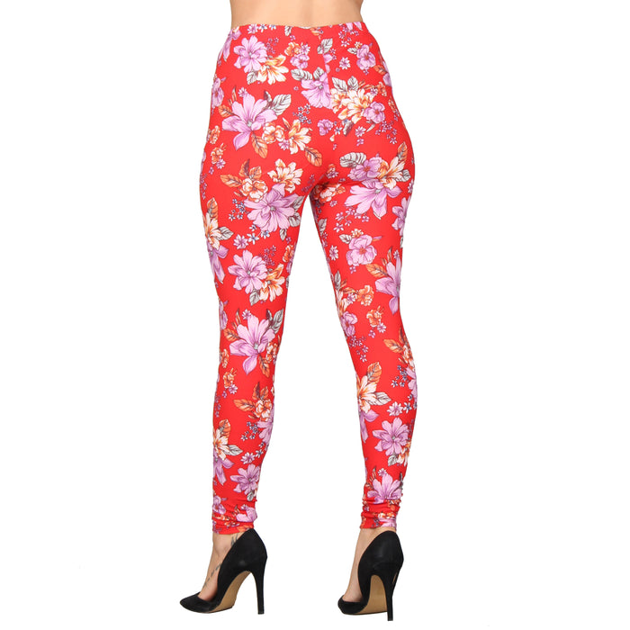 Plus Size Printed Super Soft Leggings