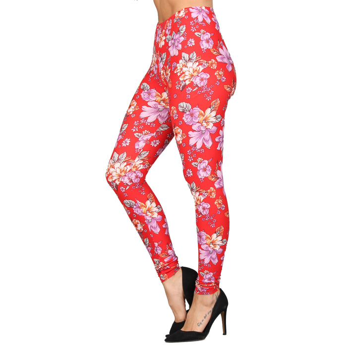 Plus Size Printed Super Soft Leggings