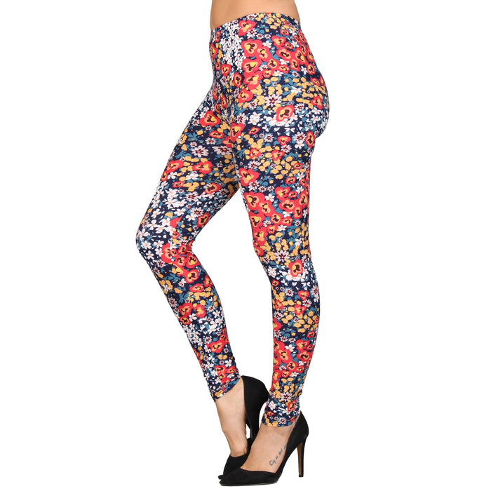 Plus Size Printed Super Soft Leggings